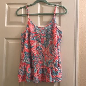 Lilly Pulitzer Coral Top